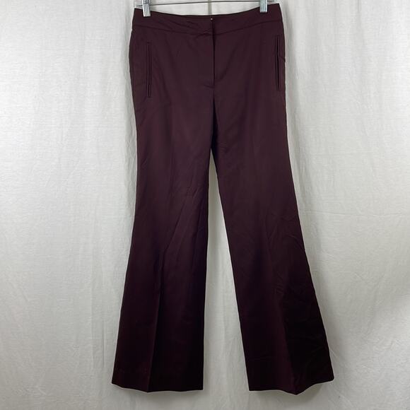 Chloé 100% Wool Brown Straight Leg Trousers - Picture 1 of 8